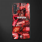 scorpio aesthetic collage glass case for oppo reno 3 pro image