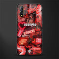 scorpio aesthetic collage glass case for vivo s1 image