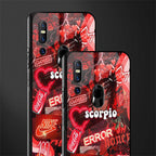 scorpio aesthetic collage glass case for vivo v15 image-2