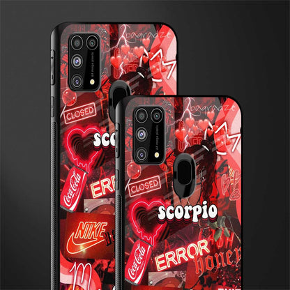 scorpio aesthetic collage glass case for samsung galaxy f41 image-2