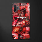 scorpio aesthetic collage glass case for samsung galaxy note 10 plus image