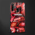 scorpio aesthetic collage glass case for redmi note 8 image