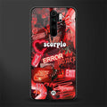 scorpio aesthetic collage glass case for redmi note 8 pro image