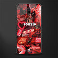 scorpio aesthetic collage glass case for redmi 8a image