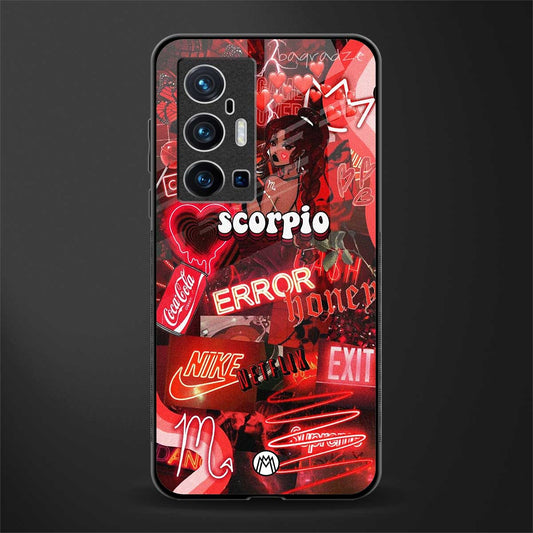 scorpio aesthetic collage glass case for vivo x70 pro plus image