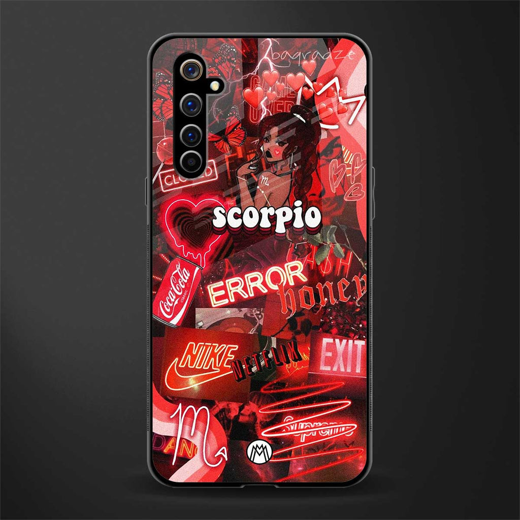 scorpio aesthetic collage glass case for realme x50 pro image