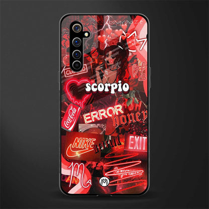 scorpio aesthetic collage glass case for realme x50 pro image