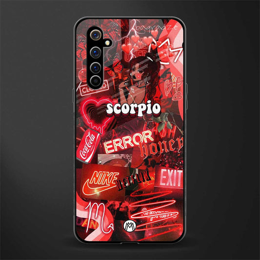 scorpio aesthetic collage glass case for realme x50 pro image