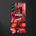 scorpio aesthetic collage glass case for samsung galaxy s22 plus 5g image
