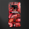 scorpio aesthetic collage glass case for samsung galaxy note 9 image