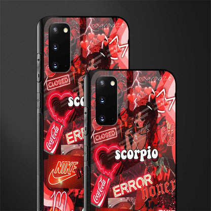 scorpio aesthetic collage glass case for samsung galaxy s20 image-2