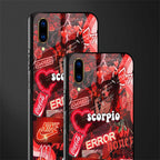 scorpio aesthetic collage glass case for vivo v11 pro image-2