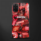 scorpio aesthetic collage glass case for samsung galaxy s20 plus image