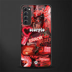 scorpio aesthetic collage glass case for oppo reno 4 pro image