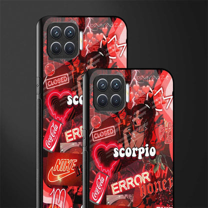 scorpio aesthetic collage glass case for oppo f17 image-2