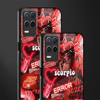 scorpio aesthetic collage glass case for realme narzo 30 5g image-2