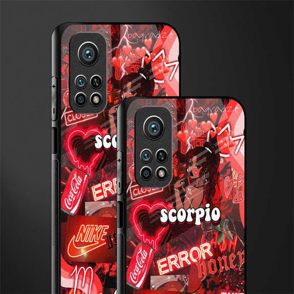 scorpio aesthetic collage glass case for mi 10t 5g image-2