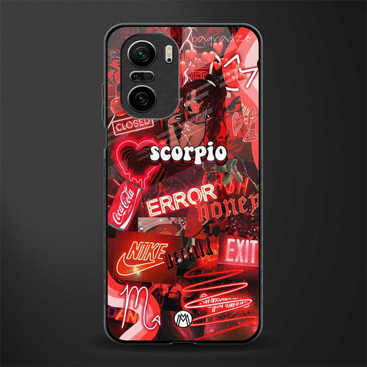 scorpio aesthetic collage glass case for mi 11x 5g image