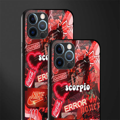 scorpio aesthetic collage glass case for iphone 12 pro max image-2