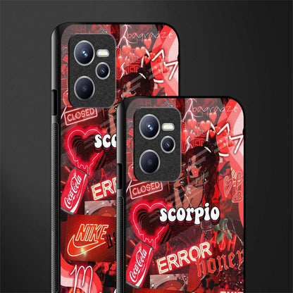 scorpio aesthetic collage glass case for realme c35 image-2