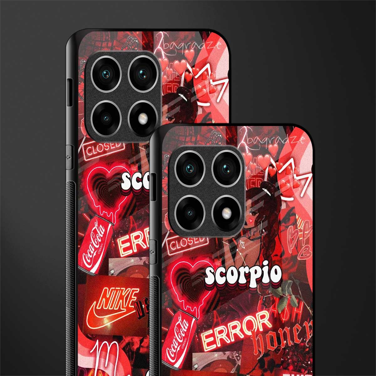 scorpio aesthetic collage glass case for oneplus 10 pro 5g image-2