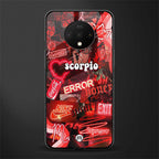 scorpio aesthetic collage glass case for oneplus 7t image