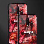 scorpio aesthetic collage glass case for oneplus 7 image-2