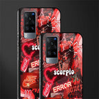 scorpio aesthetic collage glass case for vivo x60 image-2