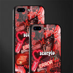 scorpio aesthetic collage glass case for iphone 7 plus image-2