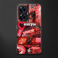 scorpio aesthetic collage back phone cover | glass case for realme c55