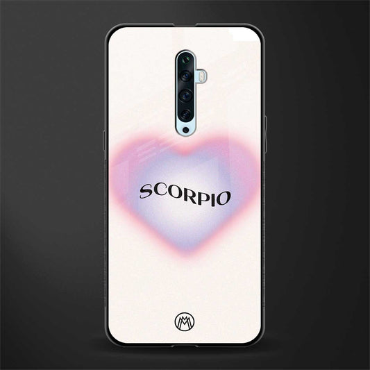 scorpio minimalistic glass case for oppo reno 2z image