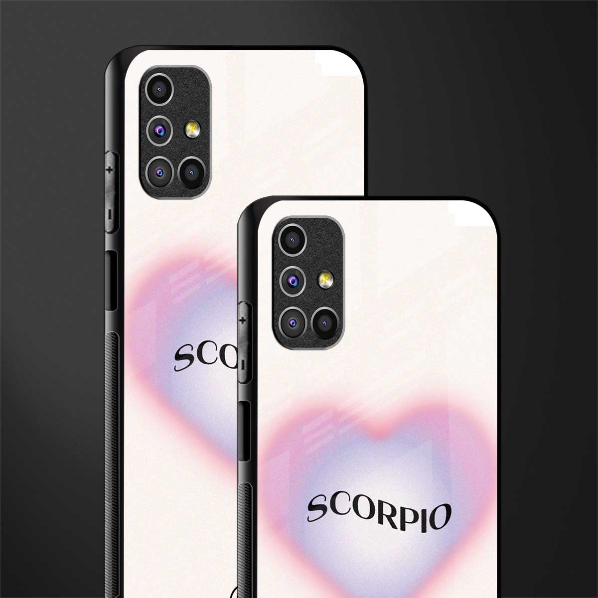 scorpio minimalistic glass case for samsung galaxy m51 image-2