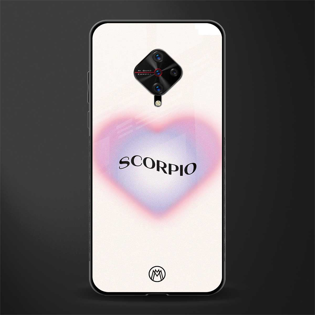 scorpio minimalistic glass case for vivo s1 pro image