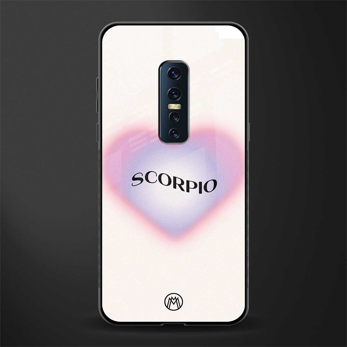 scorpio minimalistic glass case for vivo v17 pro image