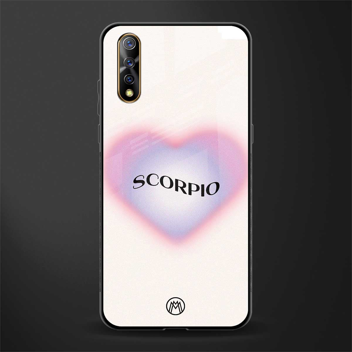 scorpio minimalistic glass case for vivo s1 image