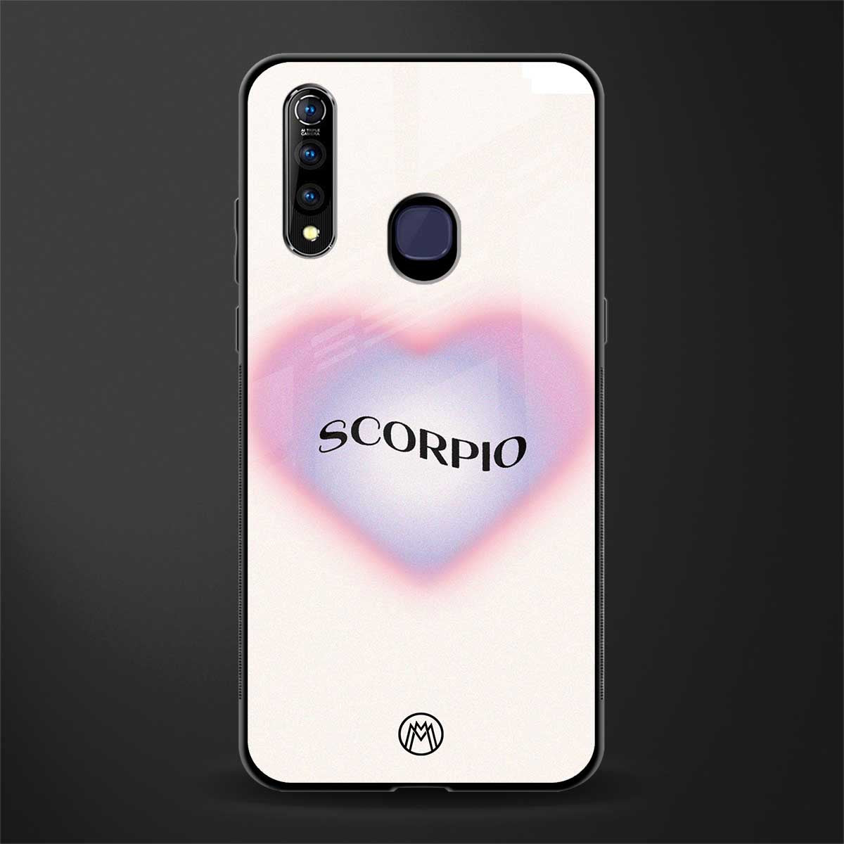 scorpio minimalistic glass case for vivo z1 pro image