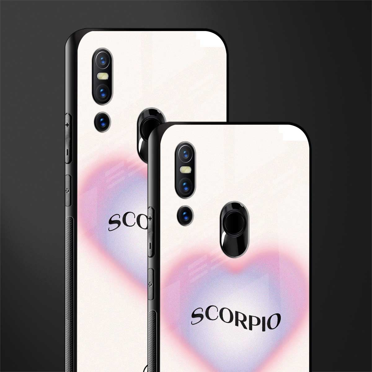 scorpio minimalistic glass case for vivo v15 image-2
