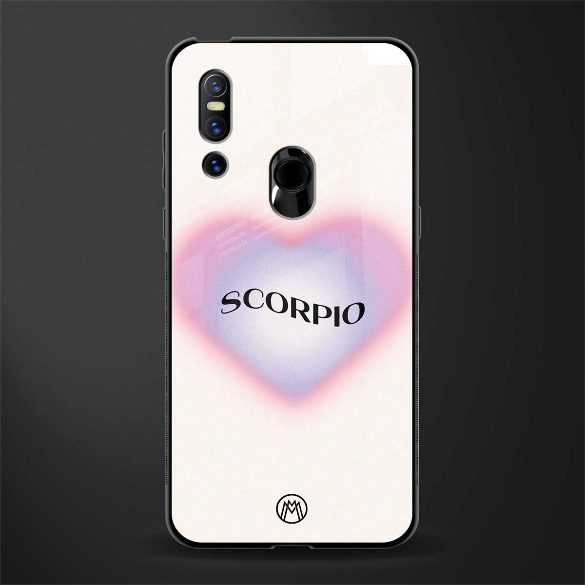 scorpio minimalistic glass case for vivo v15 image