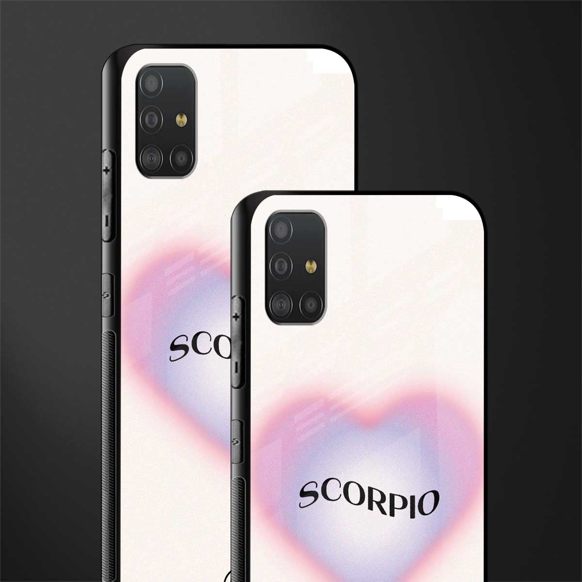 scorpio minimalistic glass case for samsung galaxy a51 image-2