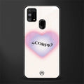scorpio minimalistic glass case for samsung galaxy f41 image