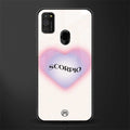 scorpio minimalistic glass case for samsung galaxy m30s image