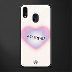 scorpio minimalistic glass case for samsung galaxy m10s image