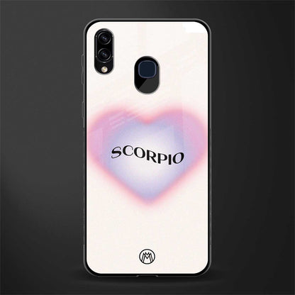 scorpio minimalistic glass case for samsung galaxy a30 image