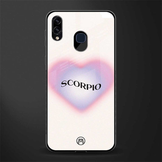scorpio minimalistic glass case for samsung galaxy a30 image