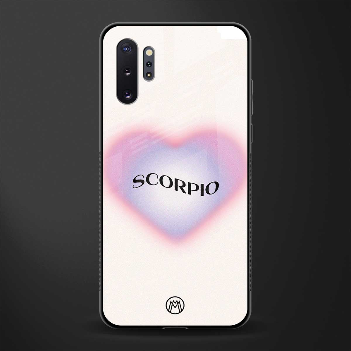 scorpio minimalistic glass case for samsung galaxy note 10 plus image