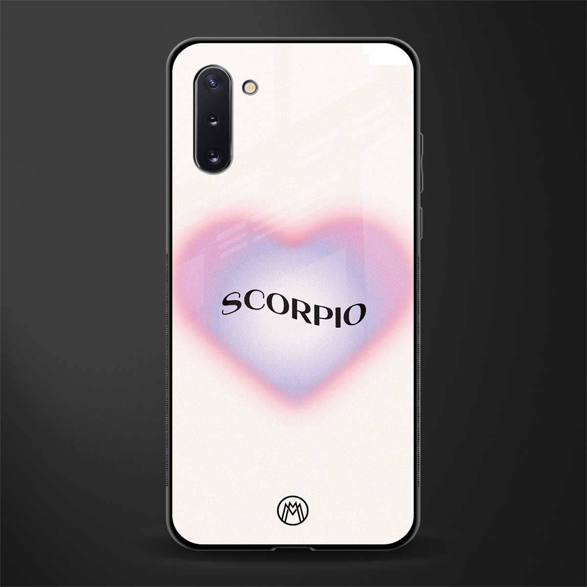 scorpio minimalistic glass case for samsung galaxy note 10 image