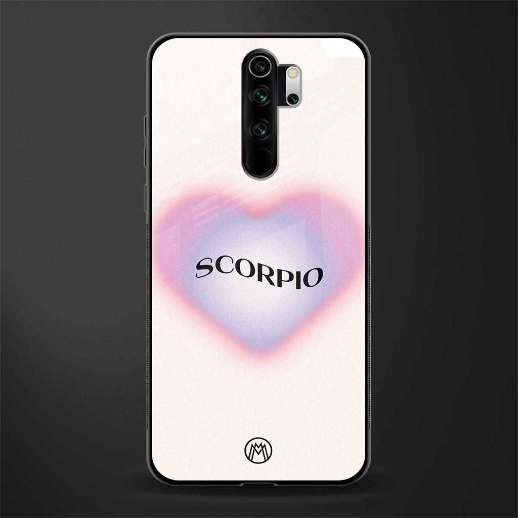 scorpio minimalistic glass case for redmi note 8 pro image