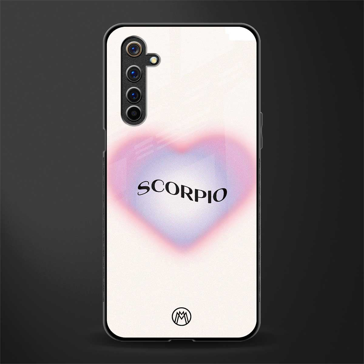 scorpio minimalistic glass case for realme 6i image