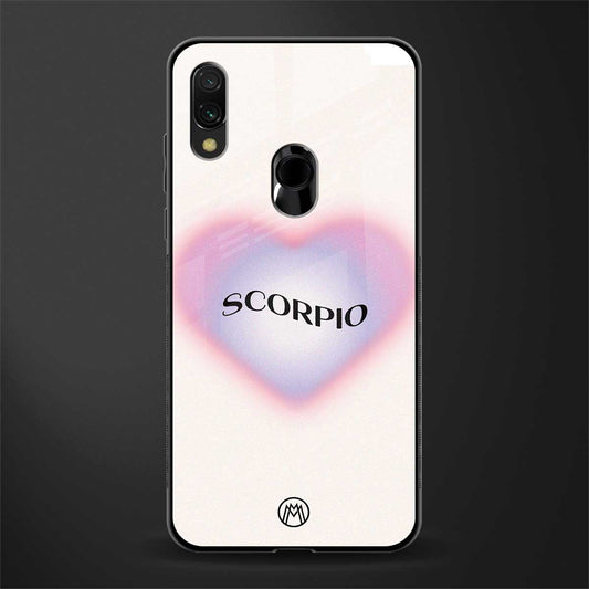 scorpio minimalistic glass case for redmi note 7 pro image