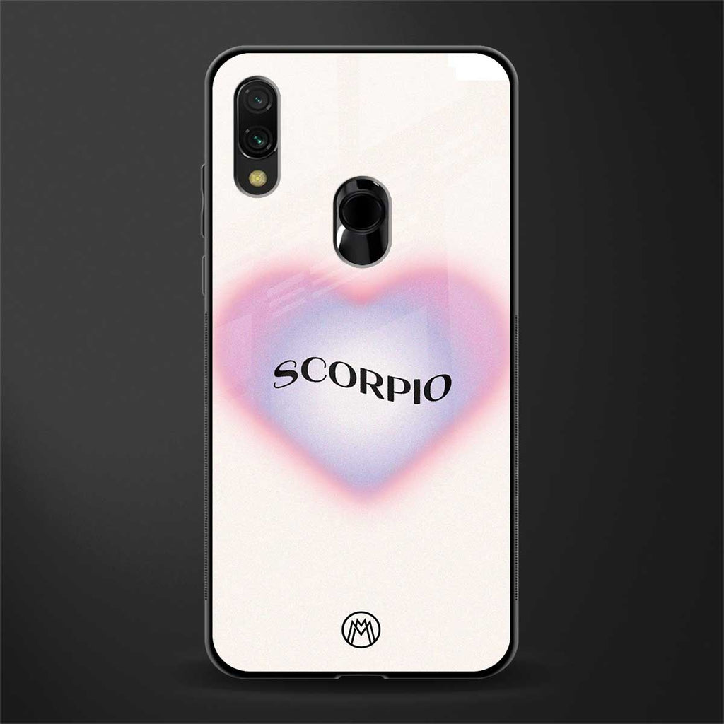 scorpio minimalistic glass case for redmi note 7s image